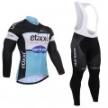 Ensemble cuissard vélo et maillot cyclisme hiver équipe pro Etixx Quick Step