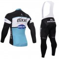 Ensemble cuissard vélo et maillot cyclisme hiver équipe pro Etixx Quick Step