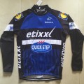 Ensemble cuissard vélo et maillot cyclisme hiver équipe pro Etixx Quick Step