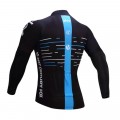 Ensemble cuissard vélo et maillot cyclisme hiver équipe pro SKY 2017