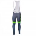 Ensemble cuissard vélo et maillot cyclisme hiver équipe pro Tinkoff fluo