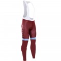 Ensemble cuissard vélo et maillot cyclisme hiver équipe pro Katusha