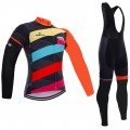 Ensemble cuissard vélo et maillot cyclisme hiver Racing Team