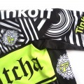 Ensemble cuissard vélo et maillot cyclisme hiver équipe pro Tinkoff Saxo fluo