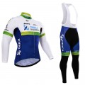 Ensemble cuissard vélo et maillot cyclisme hiver équipe pro Orica GreenEdge