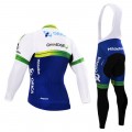 Ensemble cuissard vélo et maillot cyclisme hiver équipe pro Orica GreenEdge