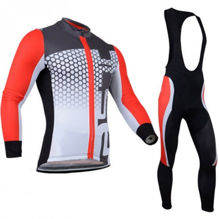 Ensemble cuissard vélo et maillot cyclisme hiver HSE