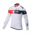 Ensemble cuissard vélo et maillot cyclisme hiver équipe pro IAM