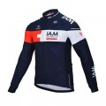 Ensemble cuissard vélo et maillot cyclisme hiver équipe pro IAM