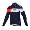 Ensemble cuissard vélo et maillot cyclisme hiver équipe pro IAM