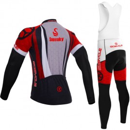 Ensemble cuissard vélo et maillot cyclisme hiver Racing Team