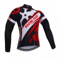 Ensemble cuissard vélo et maillot cyclisme hiver Racing Team