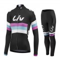 Ensemble cuissard vélo et maillot cyclisme hiver femme LIV