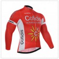 Ensemble cuissard vélo et maillot cyclisme hiver équipe pro Cofidis