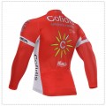 Ensemble cuissard vélo et maillot cyclisme hiver équipe pro Cofidis