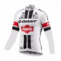 Ensemble cuissard vélo et maillot cyclisme hiver équipe pro Giant