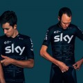 Maillot vélo équipe pro SKY 2017 manches courtes