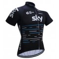 Maillot vélo équipe pro SKY 2017 manches courtes