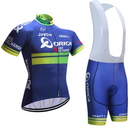 Ensemble cuissard vélo et maillot cyclisme équipe pro Orica Greenedge