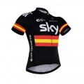 Maillot vélo équipe pro SKY 2017 manches courtes