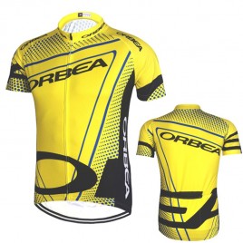 Maillot vélo manches courtes Orbea jaune