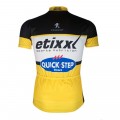 Maillot vélo équipe pro Etixx Quic Step manches courtes jaune