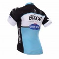 Maillot vélo équipe pro Etixx Quic Step manches courtes bleu