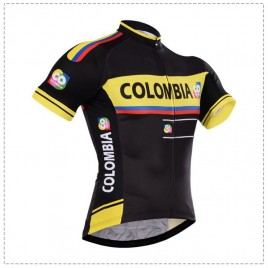 Maillot vélo équipe pro Colombia manches courtes