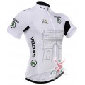 Maillot vélo Tour de France jaune pois vert blanc