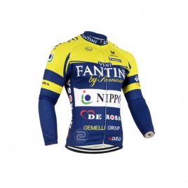 Maillot vélo équipe pro Fantini Nippo manches longues