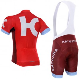 Ensemble cuissard vélo et maillot cyclisme équipe pro Katusha