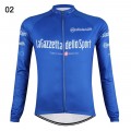 Maillot vélo Tour d'Italie La Gazetta dello Sport manches longues