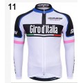 Maillot vélo Tour d'Italie La Gazetta dello Sport manches longues