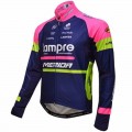 Maillot vélo équipe pro Lampre Merida manches longues hiver polaire thermique