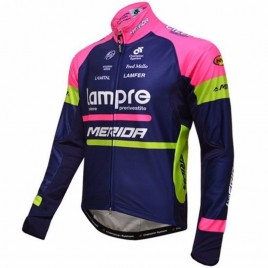 Maillot vélo équipe pro Lampre Merida manches longues hiver polaire thermique