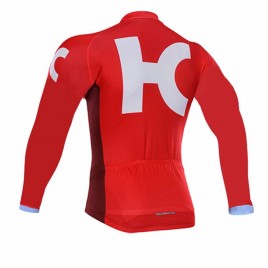 Maillot vélo équipe pro Lampre Merida manches longues hiver polaire thermique