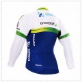 Maillot vélo équipe pro Orica greenEdge manches longues hiver polaire thermique