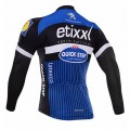 Maillot vélo équipe pro Etixx Quick Step manches longues hiver polaire thermique