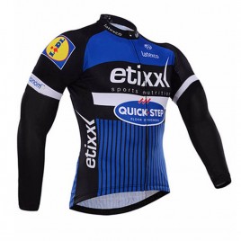 Maillot vélo équipe pro Etixx manches longues hiver polaire thermique