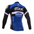 Maillot vélo équipe pro Etixx manches longues hiver polaire thermique