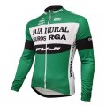 Maillot vélo équipe pro FUJI CAJA manches longues hiver polaire thermique