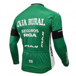 Maillot vélo équipe pro FUJI CAJA manches longues hiver polaire thermique