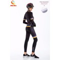 Ensemble cuissard vélo et maillot cyclisme hiver femmes polaire Malciklo