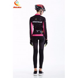 Ensemble cuissard vélo et maillot cyclisme hiver femmes Malciklo