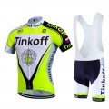 Ensemble cuissard vélo et maillot cyclisme équipe pro Tinkoff