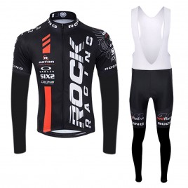 Ensemble cuissard vélo et maillot cyclisme Rock Racing manches longues