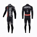 Ensemble cuissard vélo et maillot cyclisme Rock Racing manches longues