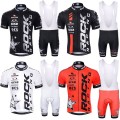 Ensemble cuissard vélo et maillot cyclisme Rock Racing manches courtes