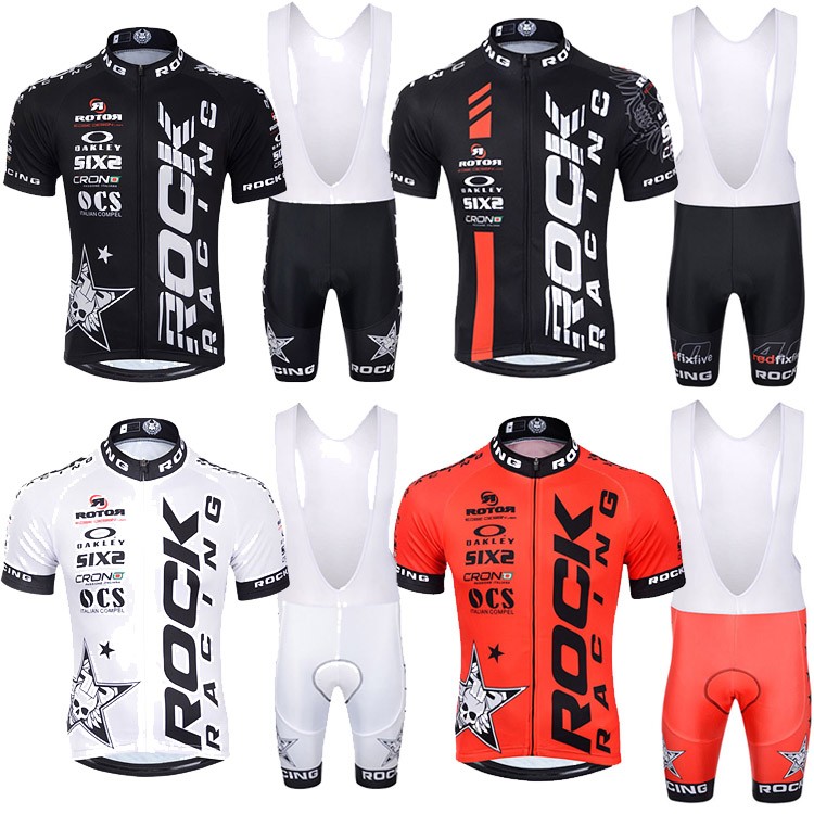 Tenue De Cyclisme Homme - Maillot Manches Courtes Et Cuissard (ensemble) - Multi-tailles