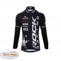 Maillot vélo équipe Rock Racing Pro manches longues hiver polaire thermique